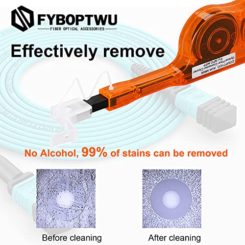 Fyboptwu - 1 pacote de limpador de fibra óptica para MTP MPO Conector Fiberpic Cleaner Ferramenta de limpeza,