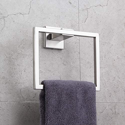 Suporte para toalhas de banho Gerzwy Sus304 Anel de toalha de toalha de aço inoxidável para o banheiro