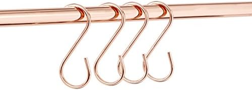 Premier Housewares 507210 Conjunto de 10 ganchos suspensos de sorello, ferro, ouro rosa, 1 x 5 x 8 cm