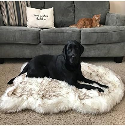 Cobertores de cães para cães grandes - inverno removível Pet Pad - lavável lã quente lã macia almofada de almofada