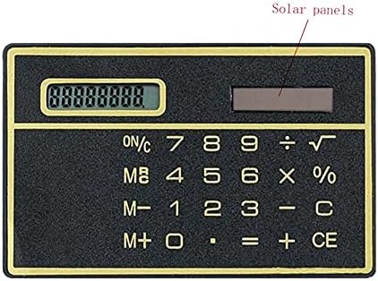 Calculadora de energia solar fina de 8 dígitos do MJWDP com tela de crédito de placa de crédito de tela