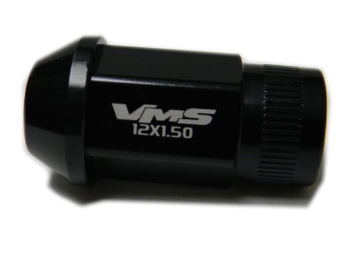 VMS Racing 12x1.5 20pc Racia preta anodizada de 44 mm 4