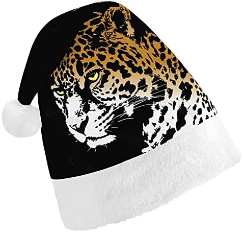 Jaguar chapéu de natal para o cosplay de festa de férias de ano novo