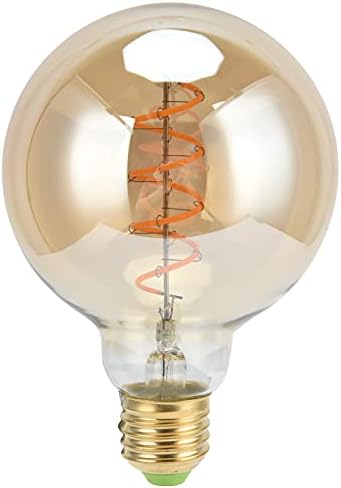 Bulbo LED de Walfront G95, 4W 220V Estilo antigo Antigo Filamento flexível Lâmpada quente Luz quente