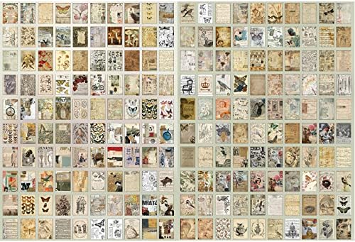 Coisas antigas de moda antiga Scrapbooking Diy Material Paper Conjunto de papel retrô mapa de cartas postais