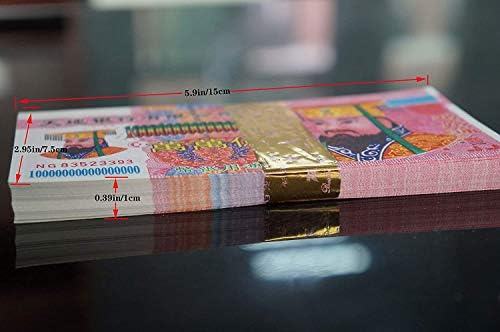 Ancestral Dinheiro - 400 peças Chinês Joss Paper Money - Ancestral Dinheiro para queimar - 10.000.000.000.000.000