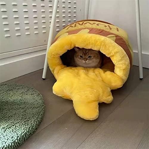 Classic Color Cat Nest Honeypo -Sofá de gato em forma de gato fofo conforto de gato de gato de gato de gato ninho