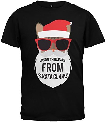 Cat Santa Feia Camiseta de Juventude de Christmas - 14/16