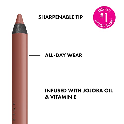 NYX Professional Makeup Line Loud Lip Liner, Longwear e lápis de lábios pigmentados com jojoba petróleo e vitamina