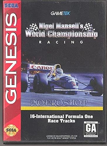 Nigel Mansell's World Championship Racin - Sega Genesis