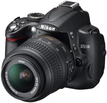 Nikon D5000 12,3 MP Câmera SLR Digital SLR com lente VR de 18-55mm f/3,5-5.6g e 2,7 polegadas
