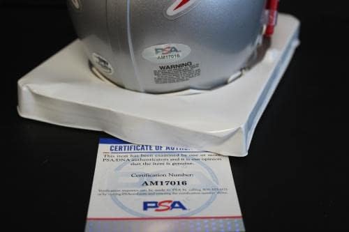 Willie McGinest assinou Patriots Mini Capacete Autograph Auto PSA/DNA AM17016 - Capacetes NFL autografados