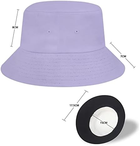 Mesllings pura cor unissex impressão balde chapéu de moda viagens solar chap de peixe chapéu de peixe