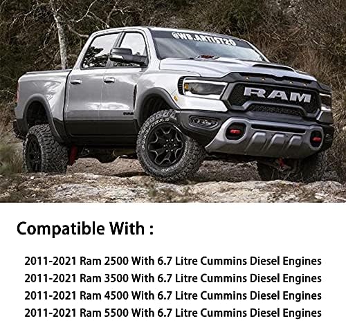 Filtro de combustível Compatível com RAM 2500 3500 4500 6.7L Motores a diesel turbo anos 2011-2017,