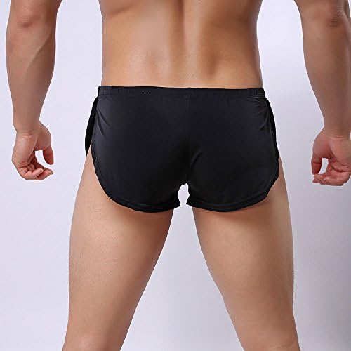Boxers para homens shorts cuecas boxer bulge cuecas letra de cueca cor Sexy homens bolsa de roupa íntima masculina