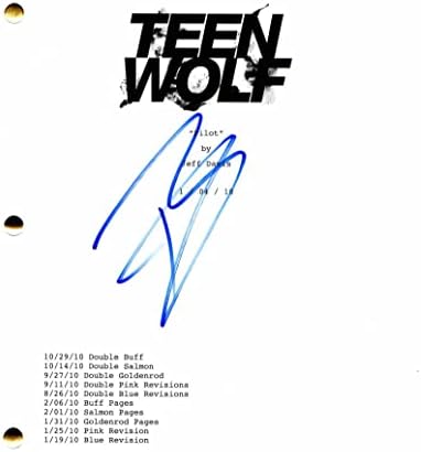 Tyler Posey assinou autógrafo teen lobo script piloto completo - Scott McCall, raro