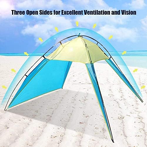 Haibing tenda praia acampamento tendas externo tenda interna abrigo de sombra solar para camping tenda
