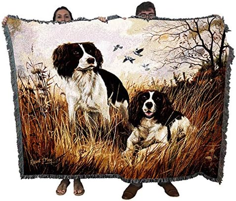 Pure Country Weavers English Springer Spaniel Cobertor Por Robert May - Presente para os amantes de cães - Tapeçaria