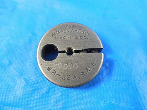 8 32 ASME Thread Ring Gage 8 A.S.M.E. Machine Shop Inspeção Tooling Machinist