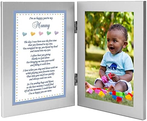 Presentes de poesia Baby menino Frame para mamãe - palavras doces para mamãe do filho para seu aniversário
