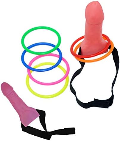 Zuoshini Ring Toss Kit Dick Ring Toss Game para Bachelorette Party 2 sets Bachelorette Party Favor Night Out