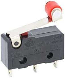 Botão do interruptor de energia zaahh 10 pcs Micro interruptor 2/3pin no/nc mini-limite interruptor 5a