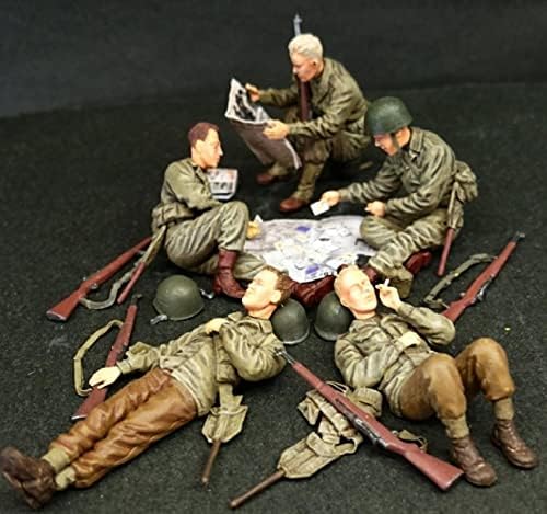 Goodmoel 1/35 Segunda Guerra Mundial Soldado Soldado Resto Soldier Modelo Kit/Kit em miniatura não