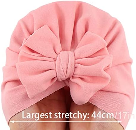 Recém -nascidos Baby Hat Girls Girls Big Knit Bandas de cabeça embrulhando o gorro de box de tamanho