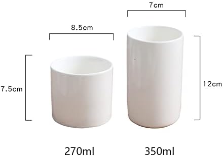 Rabyleo Cerâmico Cuple de enxaguatório bucal casais de casa de banheiro simples Lavagem de copo de iogurte de iogurte