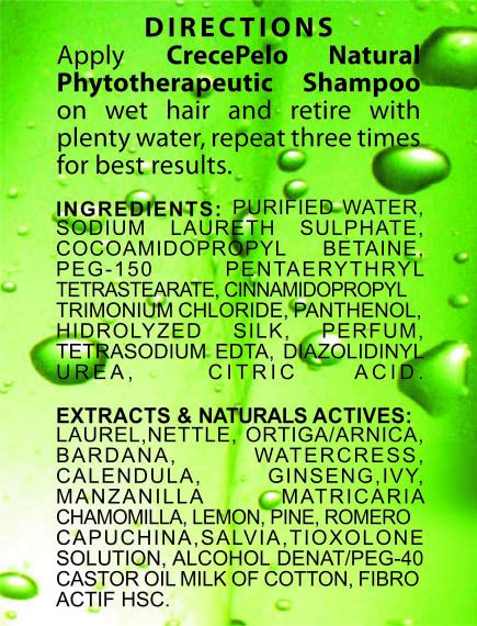 Boe Crece Pelo 3 em 1 Combo Set Shampoo Fitoterapeutico, Rinse Fitoterapeutico, Tratamiento Fitoterapeutico