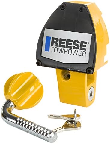 Reese TowPower 7066900 Bloqueio de acoplador universal profissional, preto
