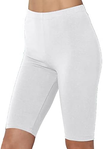 Shorts de motociclista para mulheres joelheiras leggings moda yoga treino exercício capri calça alta cintura boyshorts