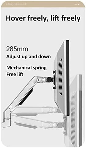 Montagem da mesa de monitor único LGBN, suporte de braço de monitor de mola mecânica ajustável máxima 38
