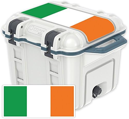 MightySkins Skin Compatível com OtterBox Venture 25 qt Cooler tampa - Bandeira irlandesa | Tampa protetora, durável
