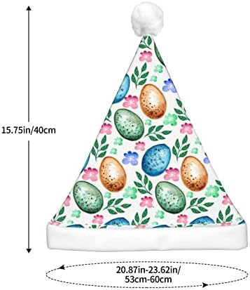 Ovos de Páscoa Chapéu decorativo de Natal com luz LED, pelúcia adulta, Capéu luminoso de festa