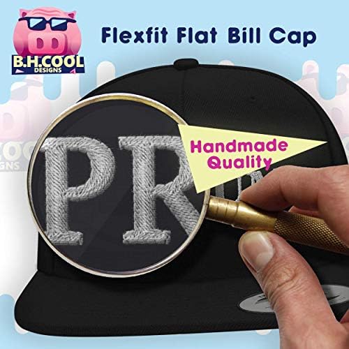 Prefiro estar arremessando - FlexFit 6210 Chapéu de Bill Flat estruturado | Boné de beisebol bordado