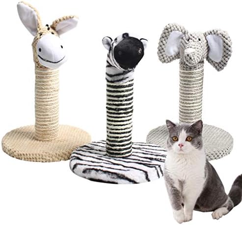 Wzhsdkl corda sisal gatos de escalada Mini Tower Tower Tree Scratching Post Animal criativo Pet Toy Toy Plexh