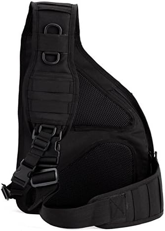 Huntvp Tactical Military Sling Pack Peito Daypack Molle Backpack Saco de ombro