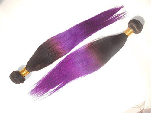 Hairpr Hair Extensão de cabelo virgem humana japonesa 3 Pacotes 10 -28 cor de ombre reta 1b cor