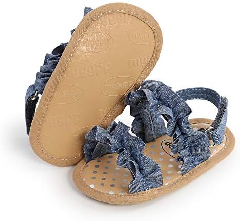 Meninos meninos meninas sandálias verão verão recém -nascido vestido plana sapatos de berço macio sandálias de
