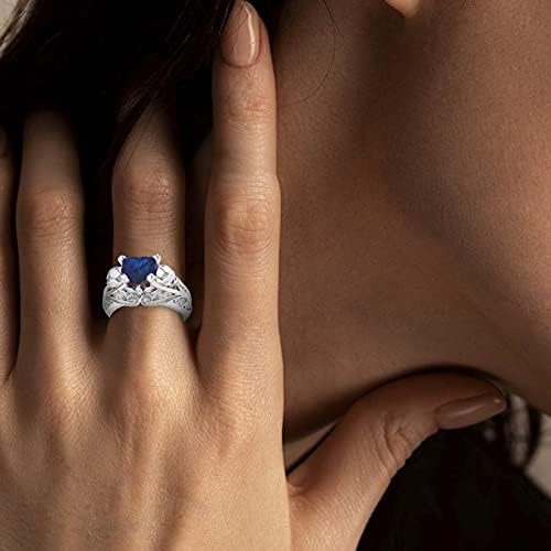 2023 Novas mulheres tocam jóias coloridas de jóias de casamento de tamanho de jóias 610 Cristais de anel de dedo