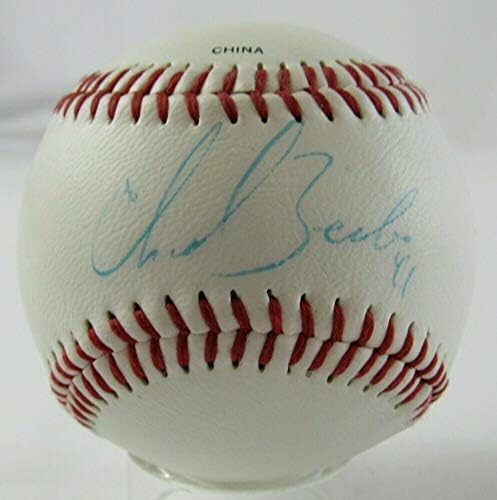 Chad Zerbe assinado Autograph Autograph Rawlings Baseball B105 - Baseballs autografados