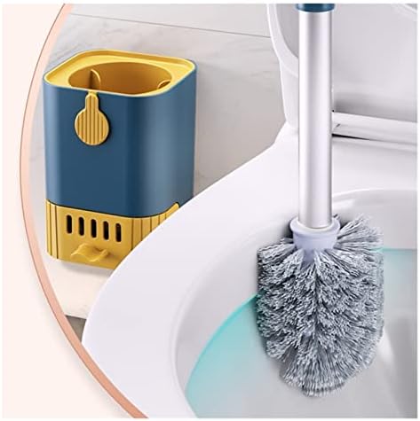 Escova de vaso sanitário de cama, escovas de pincel com suporte de suporte de parede de parede, banheiro