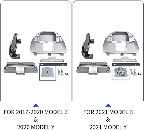 Yahom Screen Roting Striter Fit 2017-2022 Tesla Modelo 3 Modelo Y Centro Console Scret Scret Mount Mount Suporte