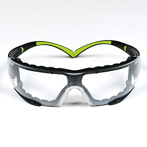 Óculos de segurança de 3m, SecureFit, ANSI Z87, Proteção de poeira e óculos de segurança Solus