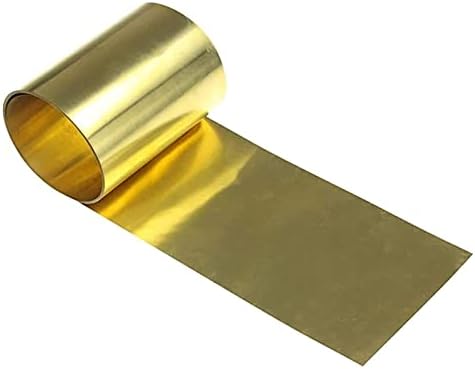 Folha de cobre Nianxinn Folha H62 Folha de latão Metal Metal fino Placa de papel calente Materiais domésticos da