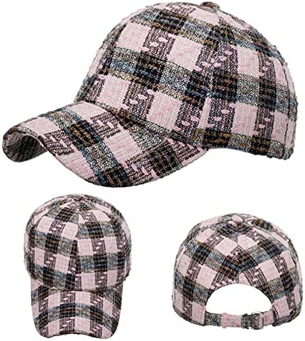 Chapéus casuais de beisebol feminino masculino Caps de gorro de pai ajustável com gaiolas com