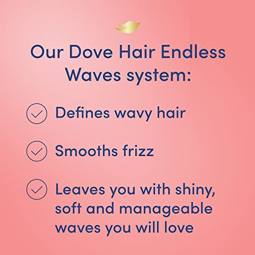 Shampoo pomba para cabelos encaracolados ondas sem fim de sulfato shampoo sem sulfato 20,4 fl oz