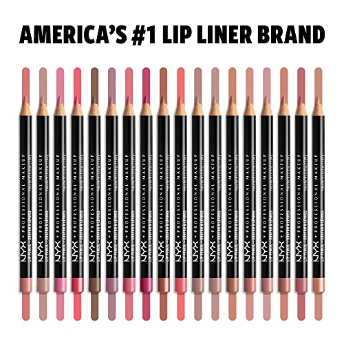 Nyx Professional Makeup Slim Lip lápis, Limpa de lábios cremosos duradouros - Bloom