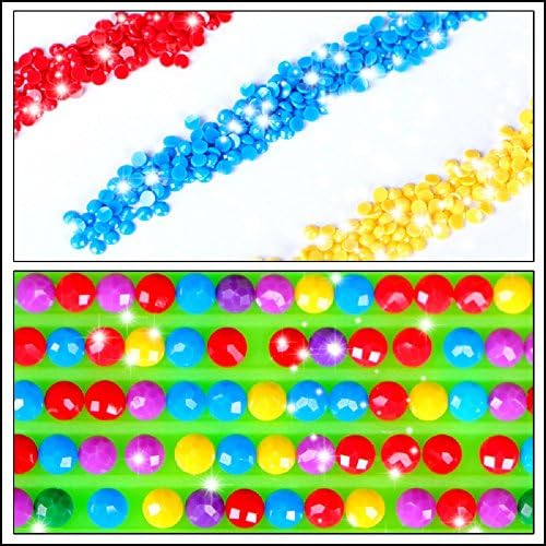 Yscolor lírios coloridos de cores vivas kits de pintura de diamante 5D para adultos kits de arte de diamante